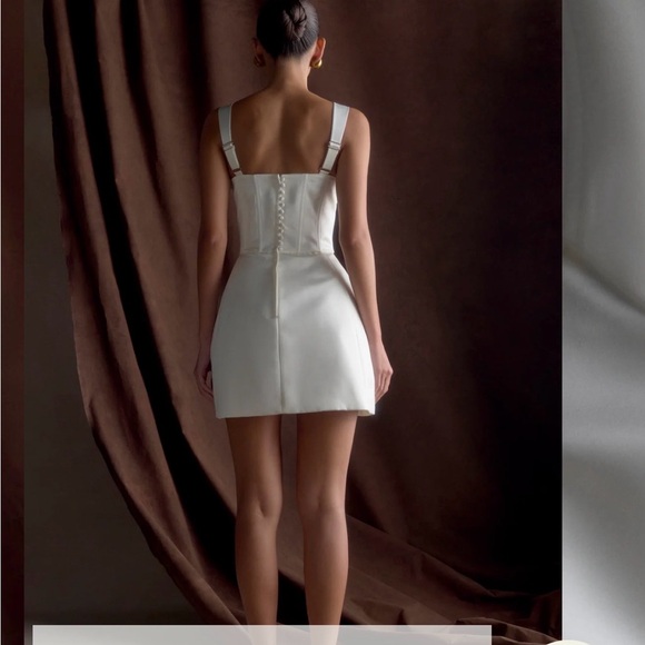 Meshki Isabel Satin Corset Mini Dress - Picture 4 of 4